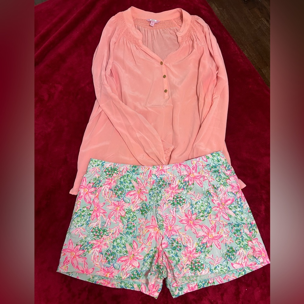 🪸Lilly Pulitzer🪸 Elsa top & Shorts🪸